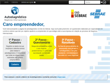Tablet Screenshot of internacionalizacao.sebrae.com.br